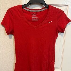 Nike Women's Bright Red Short Sleeve Tee